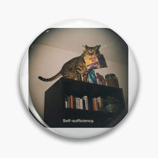 Item preview, Self-Sufficiency – Independent Bengal Cat Meme designed and sold by Bengoer18.