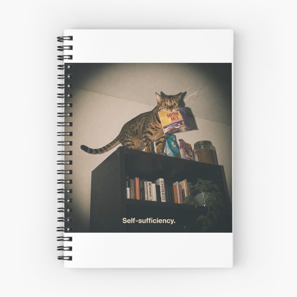 Item preview, Self-Sufficiency – Independent Bengal Cat Meme designed and sold by Bengoer18.