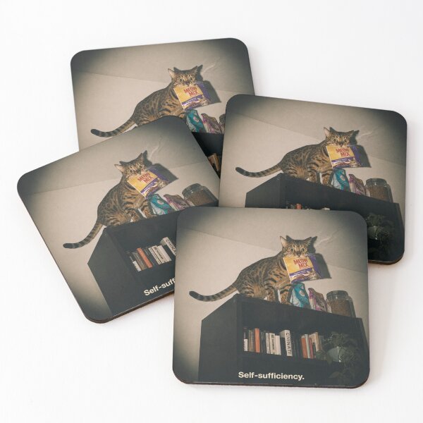 Item preview, Self-Sufficiency – Independent Bengal Cat Meme designed and sold by Bengoer18.