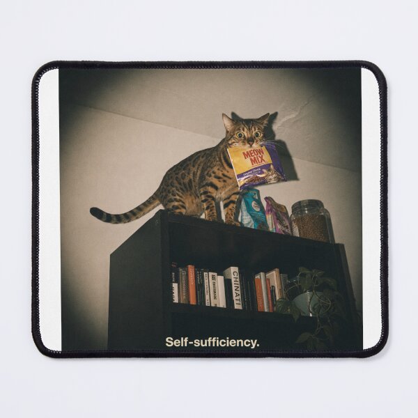 Item preview, Self-Sufficiency – Independent Bengal Cat Meme designed and sold by Bengoer18.