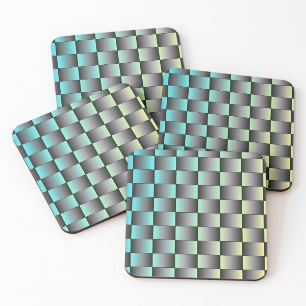 Item preview, An Intricate Pattern of Gradients and Geometric Shapes in a Harmonious Blend of Blue Black and Yellow Tones designed and sold by Matt_Smith.