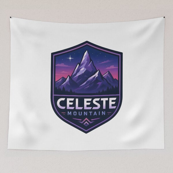 Item preview, Celeste Mountain Travel Nature Landscape designed and sold by FrontierCosmic.