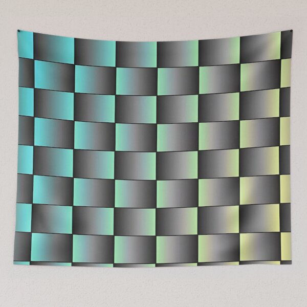 Item preview, An Intricate Pattern of Gradients and Geometric Shapes in a Harmonious Blend of Blue Black and Yellow Tones designed and sold by Matt_Smith.