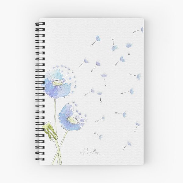 Item preview, Hand Drawn "i feel pretty" Watercolor Dandelions designed and sold by MyCuriousMagpie.