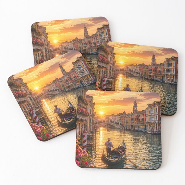 Item preview, Venice Grand Canal – Golden Sunset Italy designed and sold by Ceylon Luxe Collections.
