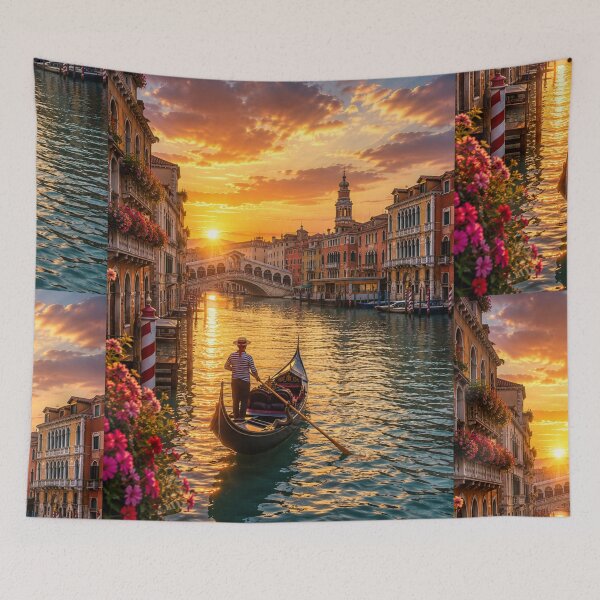 Item preview, Venice Grand Canal – Golden Sunset Italy designed and sold by Ceylon Luxe Collections.