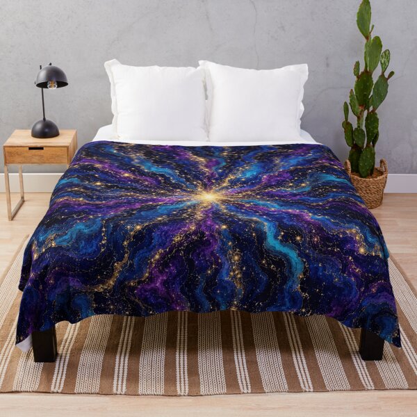 Item preview, Golden Nebula Gold Radial Design designed and sold by Inkworksbyshery.
