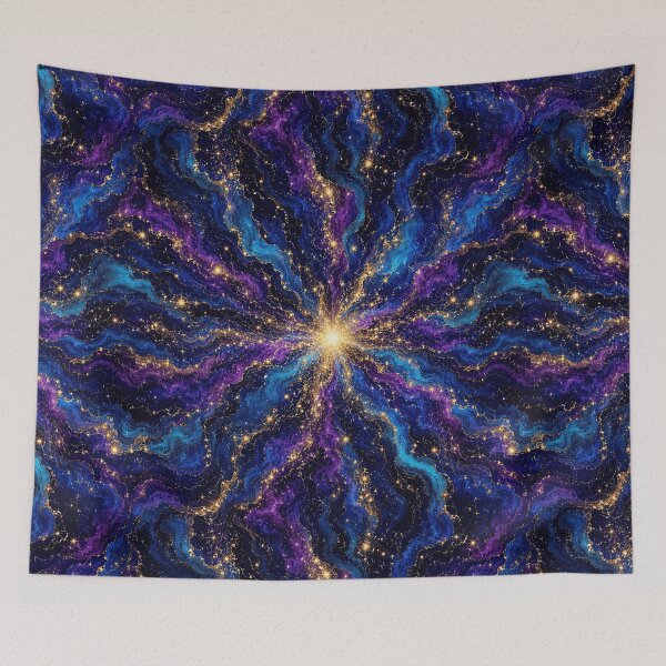 Item preview, Golden Nebula Gold Radial Design designed and sold by Inkworksbyshery.