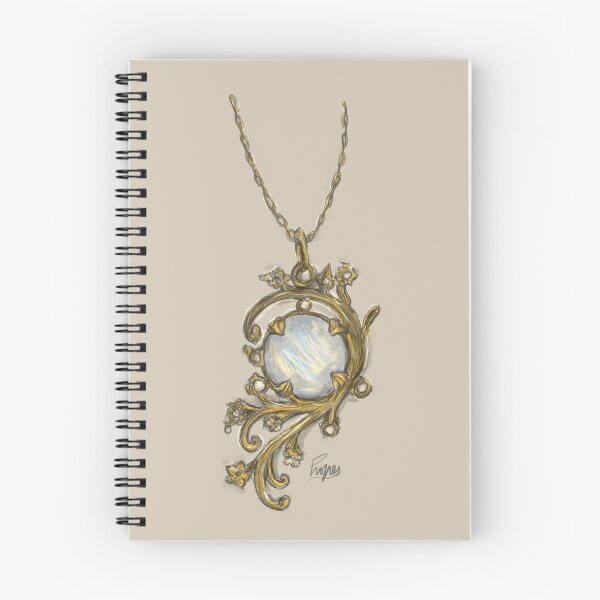 Item preview, Vintage Gold Jewelry Illustration designed and sold by hopenoli_art.