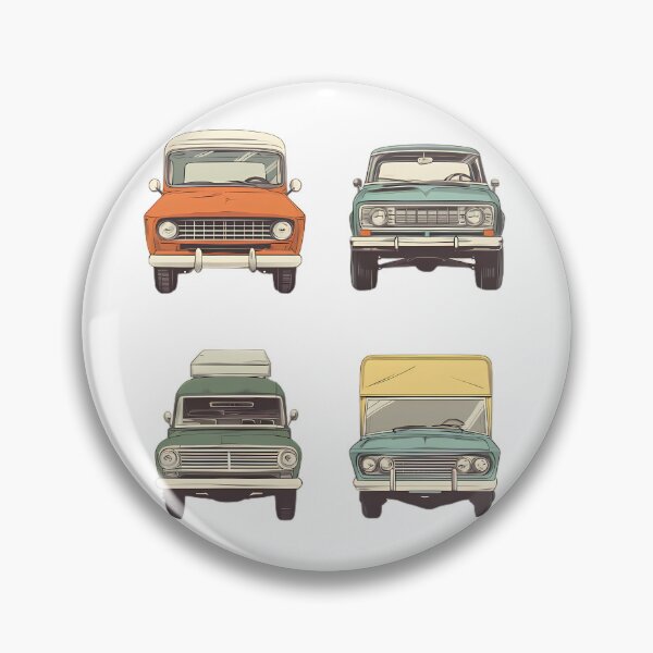 Item preview, Retro Camper Van & Pickup Truck Graphic designed and sold by Structure-Blue.