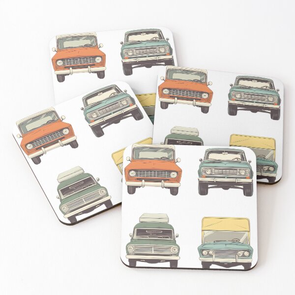 Item preview, Retro Camper Van & Pickup Truck Graphic designed and sold by Structure-Blue.