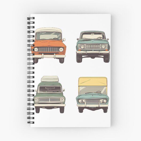 Item preview, Retro Camper Van & Pickup Truck Graphic designed and sold by Structure-Blue.