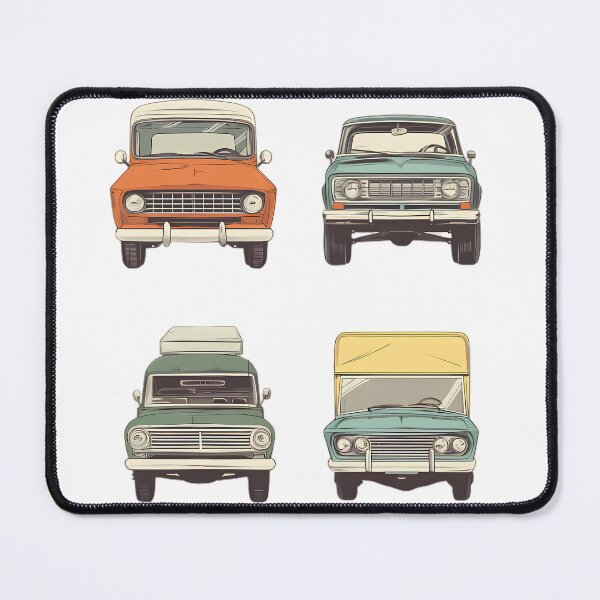 Item preview, Retro Camper Van & Pickup Truck Graphic designed and sold by Structure-Blue.