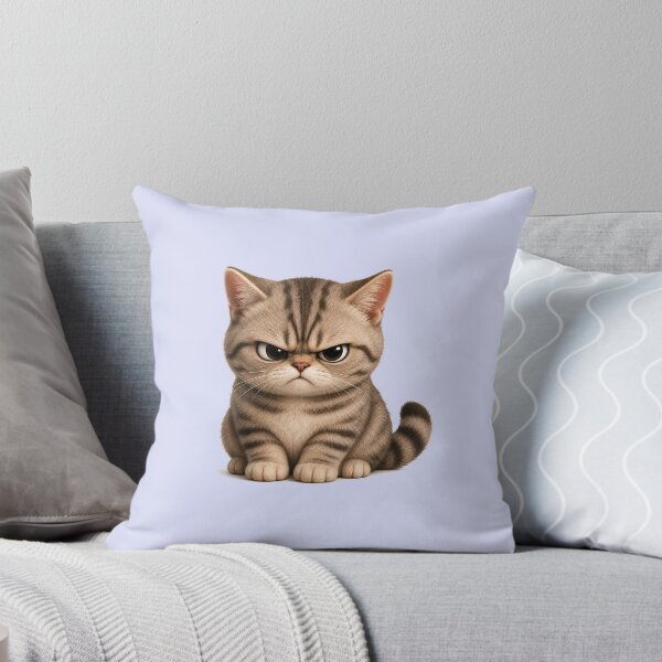 Item preview, Angry Cute Cat designed and sold by reanacreations.