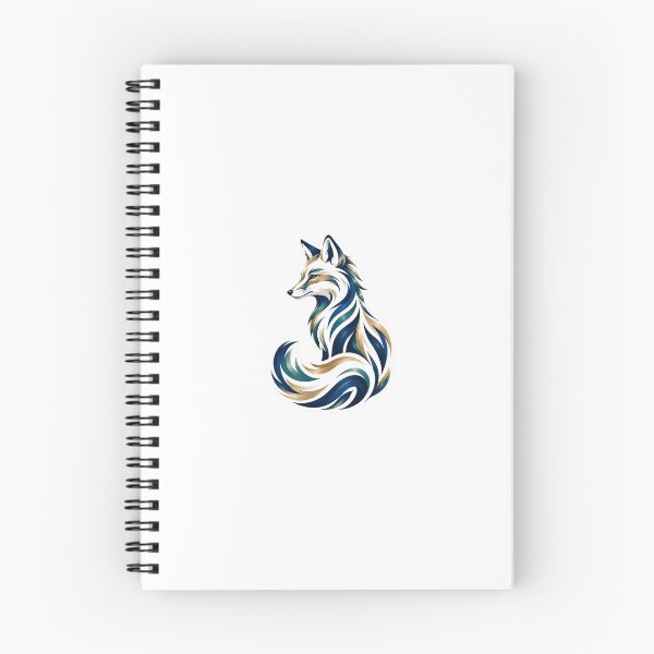Item preview, Majestic Blue and Gold Ornate Wolf designed and sold by Arts Design 15.