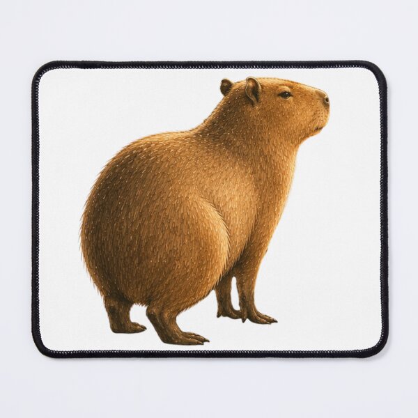 Item preview, Minimalist Capybara Vintage Rustic Wildlife Art designed and sold by AQUILAKREO.