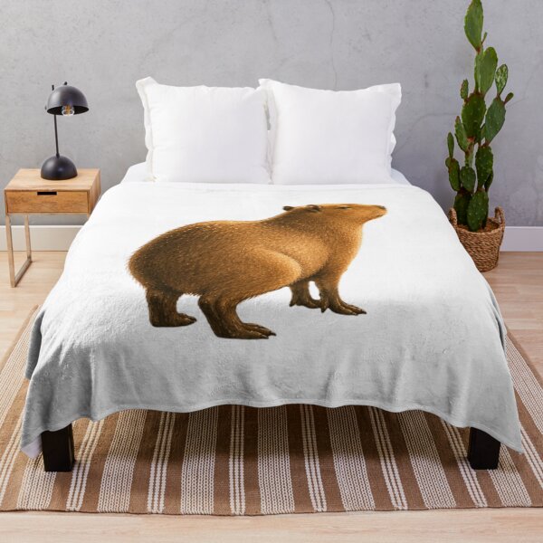 Item preview, Minimalist Capybara Vintage Rustic Wildlife Art designed and sold by AQUILAKREO.