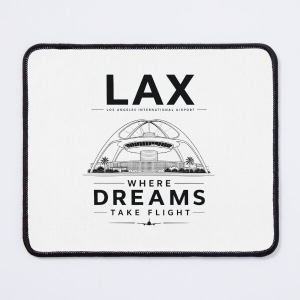 Item preview, LAX Minimalist Line Art – Where Dreams Take Flight – Quiet Luxury Airport Art – Los Angeles Travel Poster designed and sold by bobscraze.