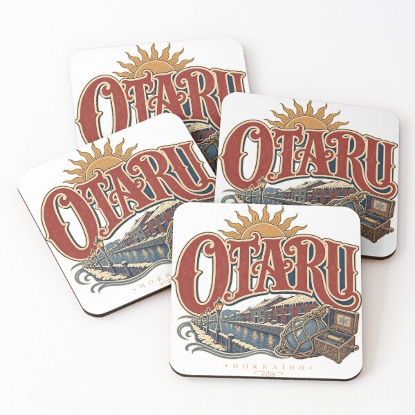 Item preview, Otaru Japan Classic Hand Drawn Travel Emblem designed and sold by VisualArtsOasis.