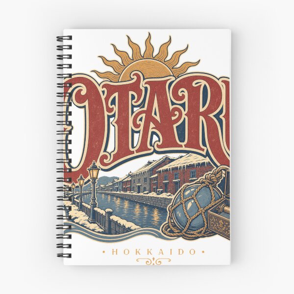Item preview, Otaru Japan Classic Hand Drawn Travel Emblem designed and sold by VisualArtsOasis.
