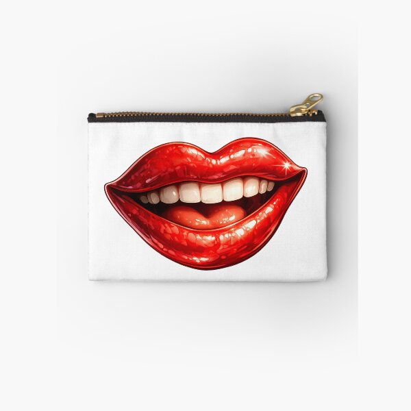 Item preview, Happy Lips | Smiling Red Lips Pop Art Cartoon T-Shirt designed and sold by CalmMandala.