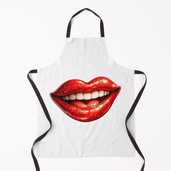 Item preview, Happy Lips | Smiling Red Lips Pop Art Cartoon T-Shirt designed and sold by CalmMandala.