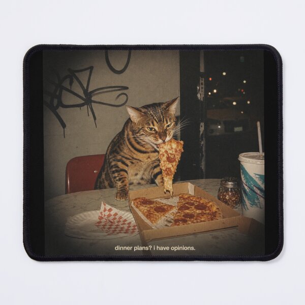 Item preview, Dinner plans? I Have Opinions – Pizza Bengal Cat designed and sold by Bengoer18.