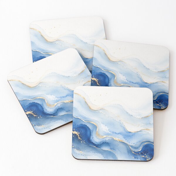 Item preview, Celeste Abstract IV – Fluid Harmony designed and sold by Esencia Argentina.