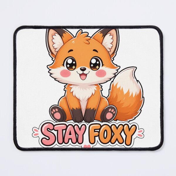 Item preview, Stay Foxy Cute Kawaii Fox designed and sold by BoosterShop.