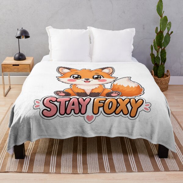 Item preview, Stay Foxy Cute Kawaii Fox designed and sold by BoosterShop.