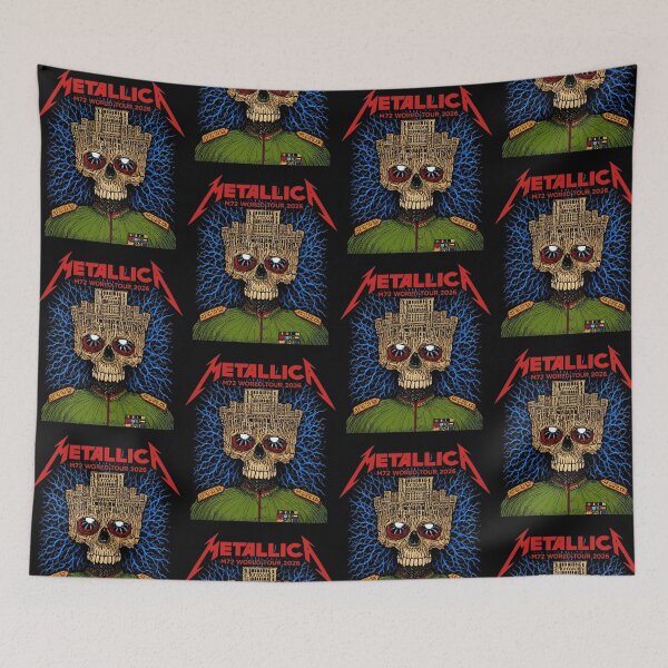 Item preview, M72 World Tour 2026 Skull Military Fan Bucharest Romania designed and sold by thefirstbroo.