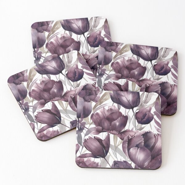 Item preview, Vintage Purple Peony Seamless Design designed and sold by ​Jyoti Digital Artist.