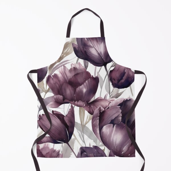 Item preview, Vintage Purple Peony Seamless Design designed and sold by ​Jyoti Digital Artist.