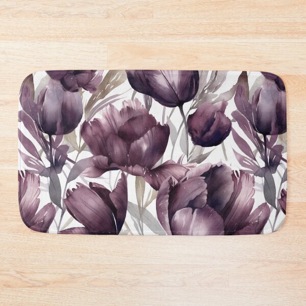 Item preview, Vintage Purple Peony Seamless Design designed and sold by ​Jyoti Digital Artist.