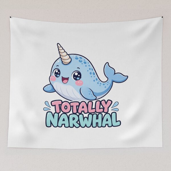 Item preview, Totally Narwhal Cute Kawaii Narwhal designed and sold by BoosterShop.