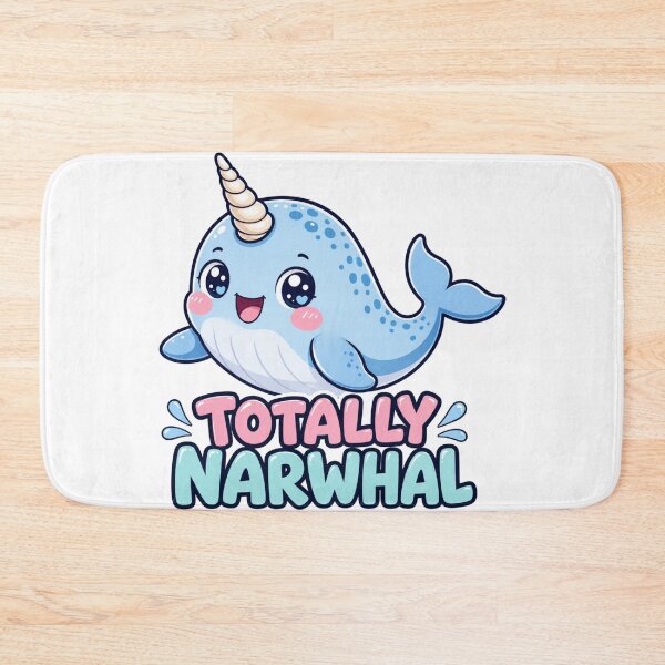 Item preview, Totally Narwhal Cute Kawaii Narwhal designed and sold by BoosterShop.