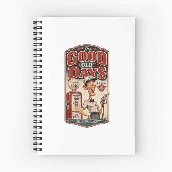 Item preview, The Good Old Days Vintage Gas Station Attendant  designed and sold by Wilcox PhotoArt.