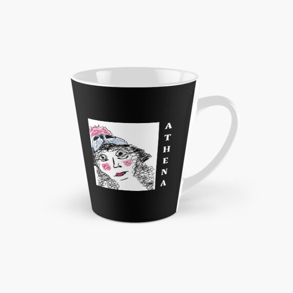 Item preview, Dark Athena - Whimsical Sketch Portrait - Indie Art Illustration designed and sold by Kapsula2023.