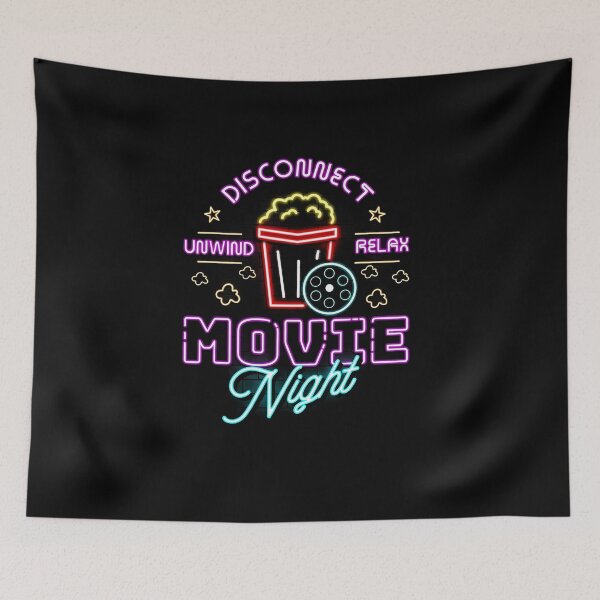 Item preview, Retro Movie Night Cinema  designed and sold by mahoganiart.