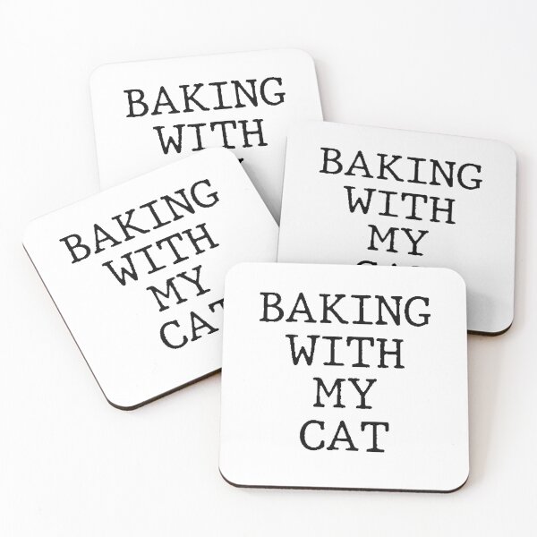 Item preview, Text Typography Baking with my cat Cat + Baking designed and sold by Typetextstudio.