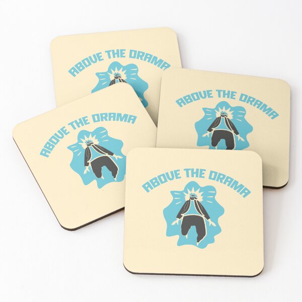Item preview, Above the Drama Minimalist Positive Vibes Illustration designed and sold by beboplab.