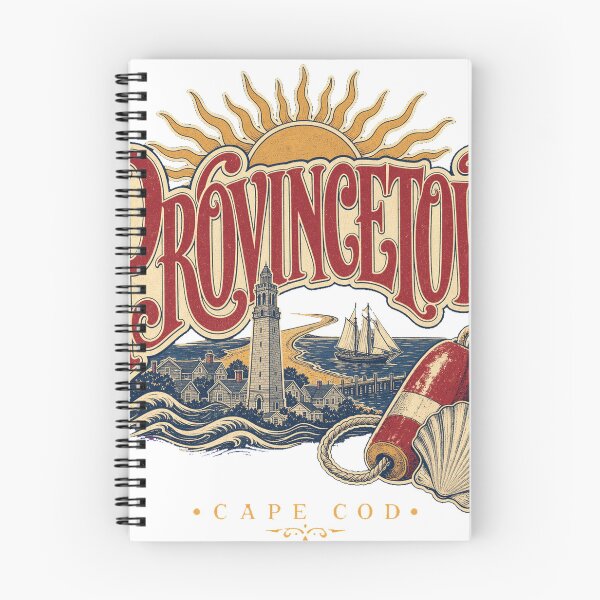 Item preview, Provincetown Massachusetts Retro Hand Drawn Sign Lettering designed and sold by VisualArtsOasis.