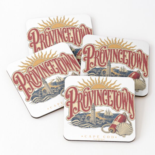 Item preview, Provincetown Massachusetts Retro Hand Drawn Sign Lettering designed and sold by VisualArtsOasis.