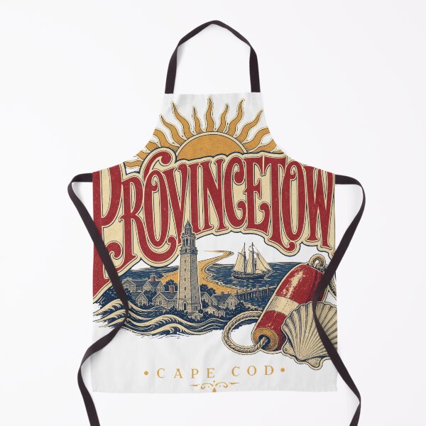 Item preview, Provincetown Massachusetts Retro Hand Drawn Sign Lettering designed and sold by VisualArtsOasis.
