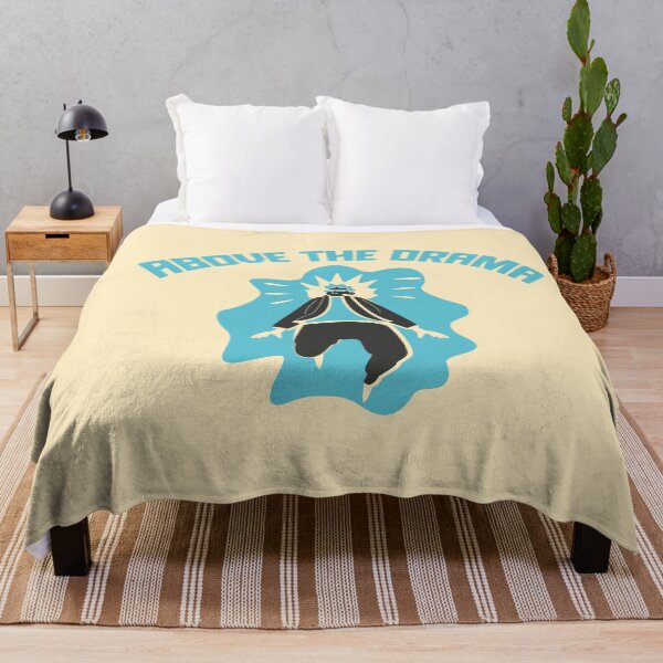 Item preview, Above the Drama Minimalist Positive Vibes Illustration designed and sold by beboplab.