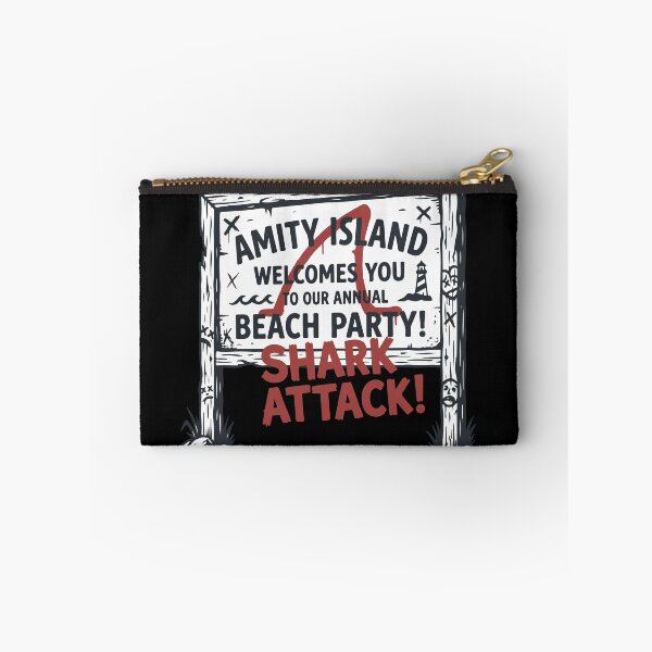 Item preview, Amity Island Beach Party Shark Attack Vintage Sign designed and sold by Brexmore3.