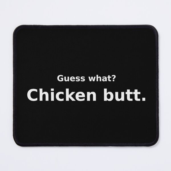 Item preview, Guess What Chicken Butt Funny Dad Joke Tee designed and sold by low battery meme design.