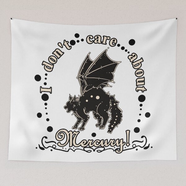 Item preview, Mercury Retrograde Astrology Cat designed and sold by SereProphet.