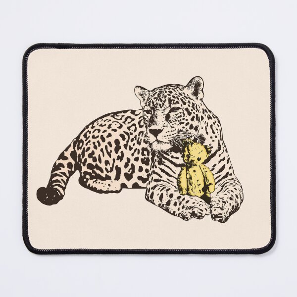 Item preview, Everybody Needs Somebody - Sepia Jaguar with Teddy Bear designed and sold by LittleMissTyne.