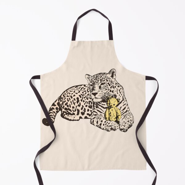 Item preview, Everybody Needs Somebody - Sepia Jaguar with Teddy Bear designed and sold by LittleMissTyne.